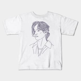 V BTS Fan Art Bangtan Boys Kids T-Shirt